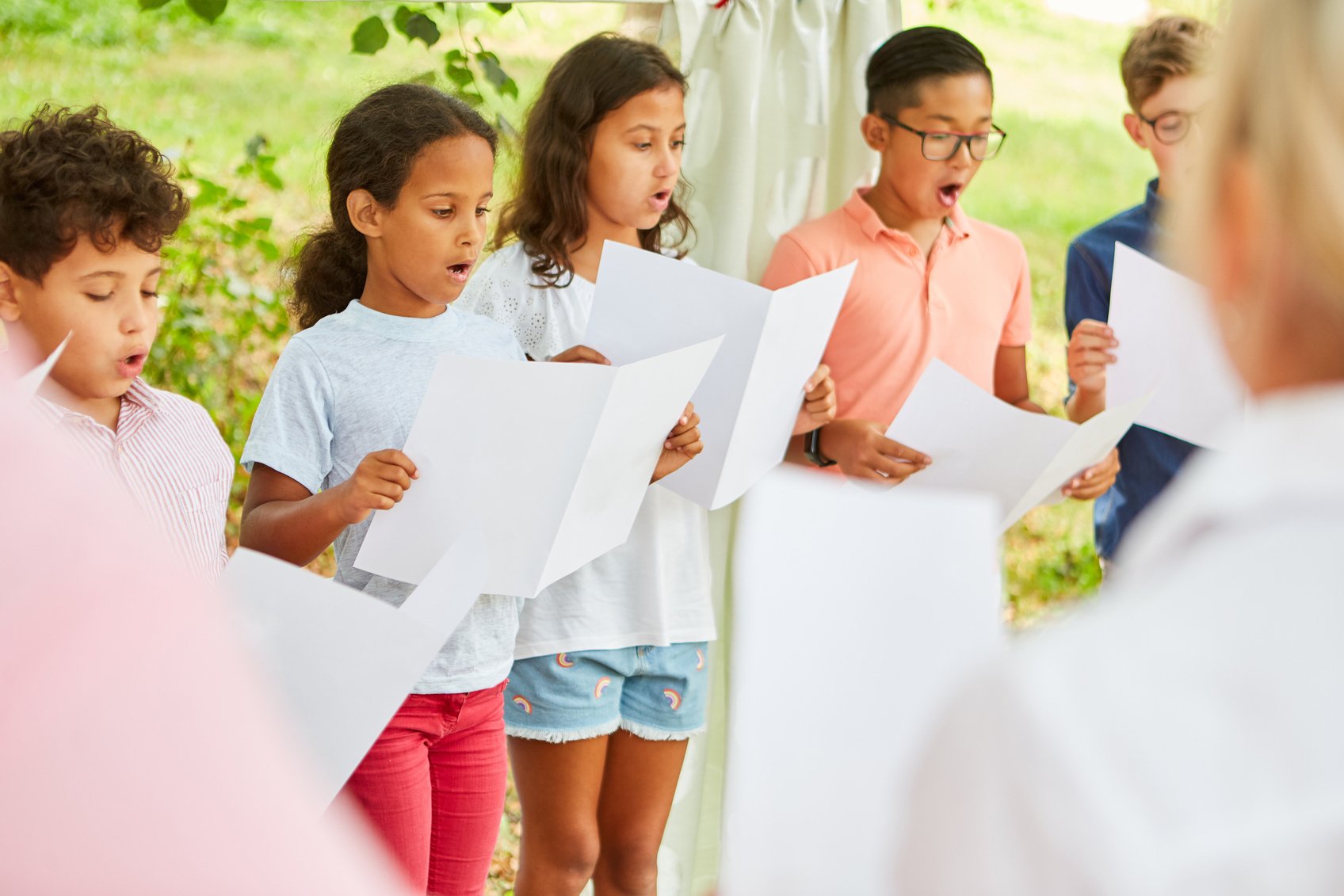 International Children's Choir Sings Acappella